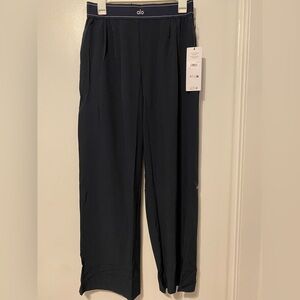 ALO Yoga Navy Blue Track Joggers